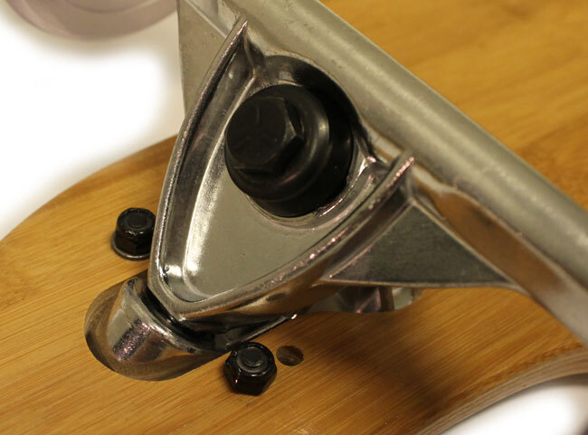 CAMO GRIP TOP With BAMBOO BOTTOM Downhill LONGBOARD Drop Through Cruiser