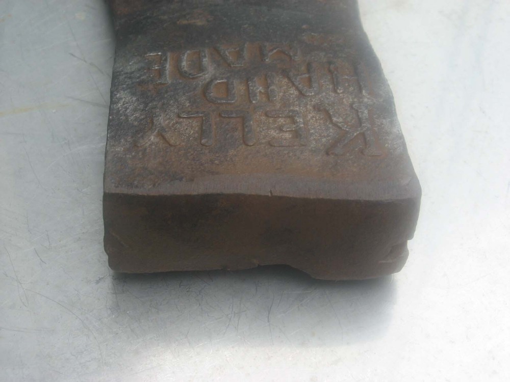 KELLY HAND MADE AXE RAISED LETTERS