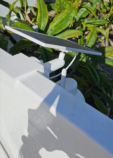 Vinyl Fence Mount Bracket for Security Camera, Solar Light, no drilling.
