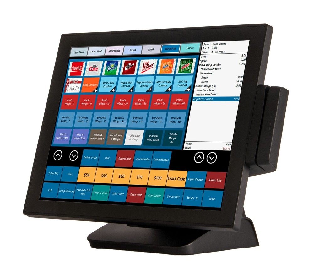 BPA All-In-One Restaurant POS System - 3 Stations
