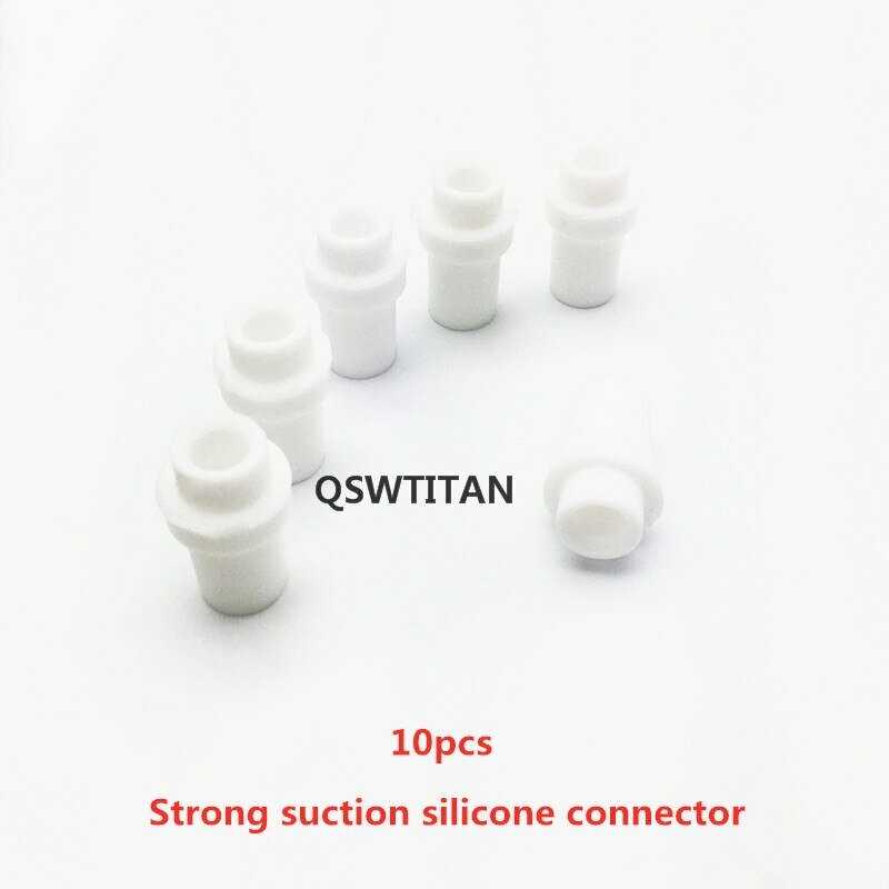10PCS Dental Saliva Ejector Strong weak Rubber Snap Tip Adapter Replacement