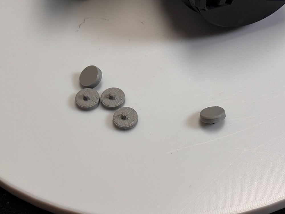 3 pieces Camera Soft Shutter Release Buttons for Cameras - Gray