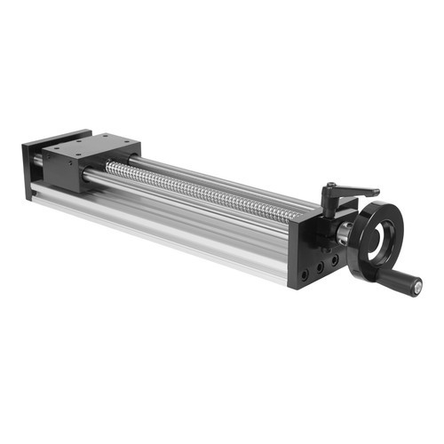250mm Manual Sliding Table Linear Rail Guide with Dual Optical Axis Design