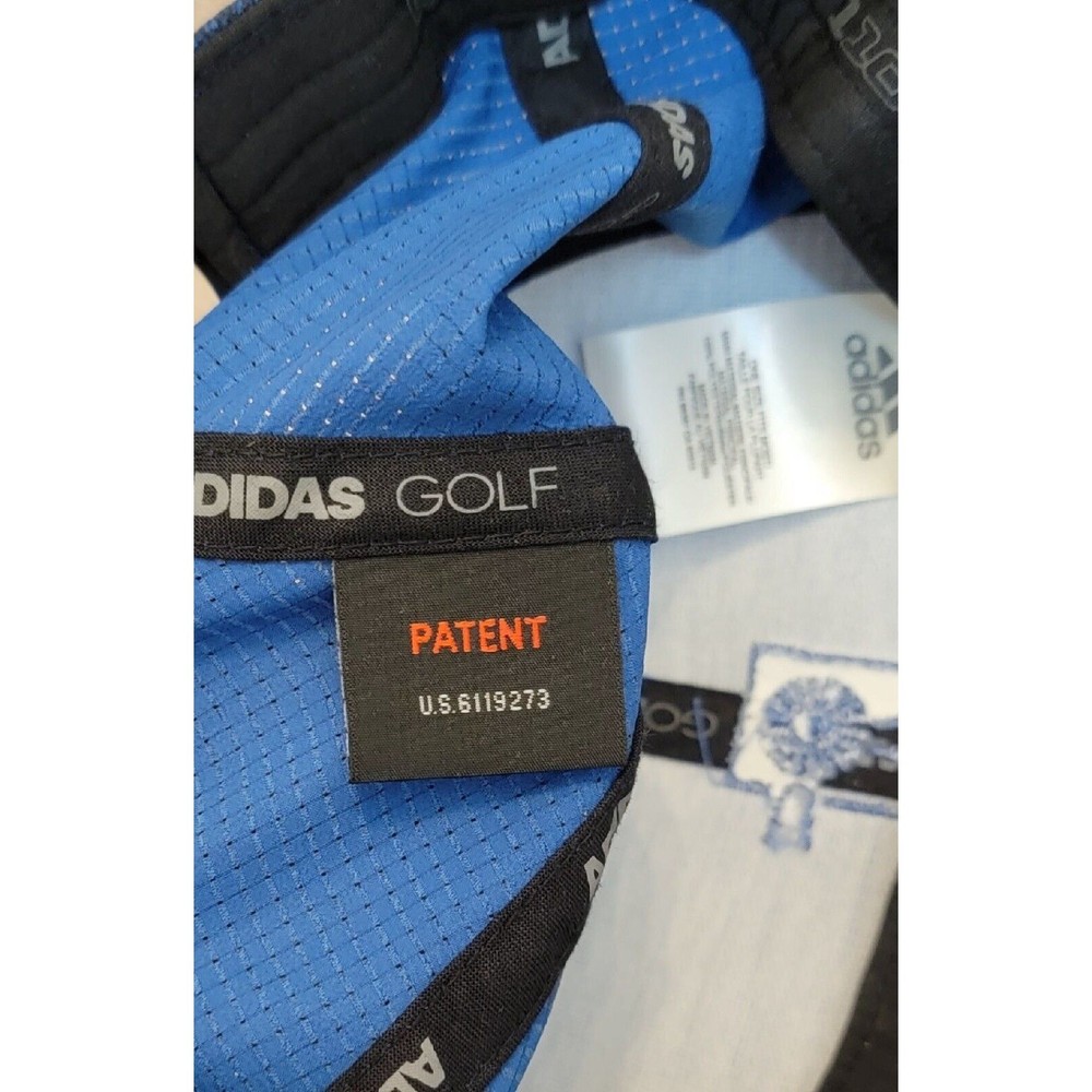 Adidas Golf Blue Hat Cap Windmill Snap Back Adjustable Size Lightweight