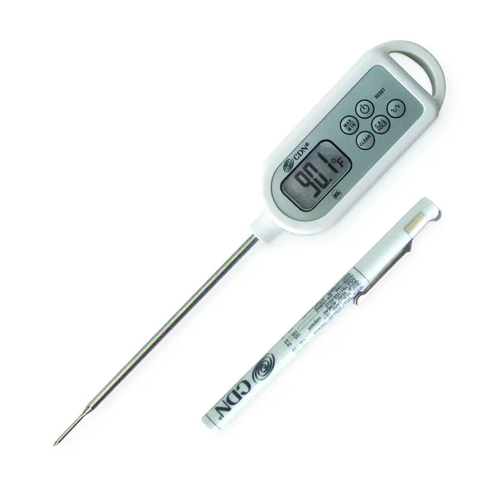CDN DTW450 ProAccurate Waterproof Thermometer w/ 6  Second Response