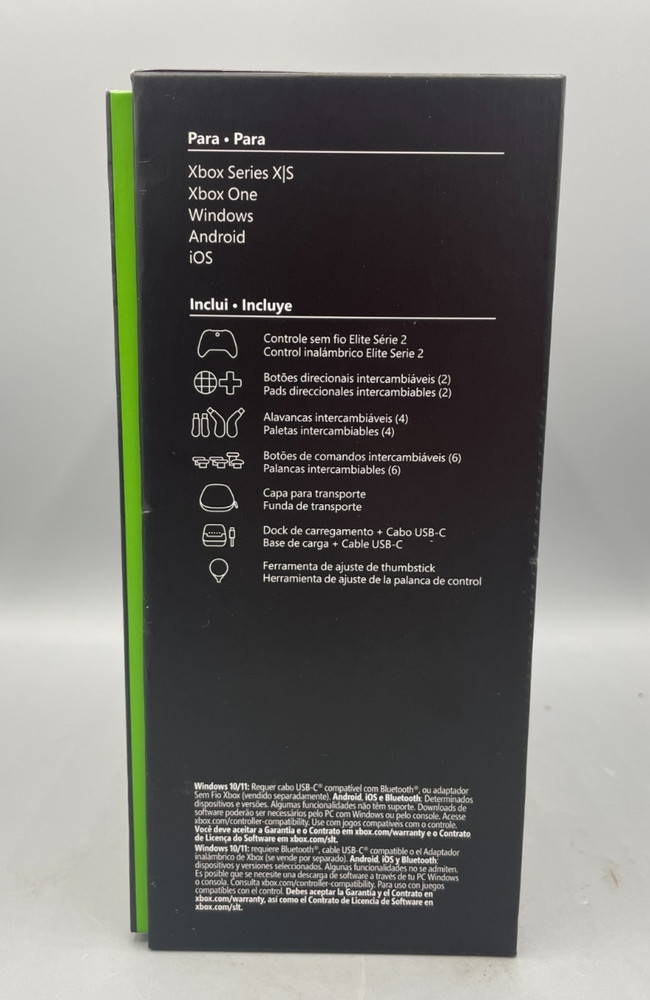 Xbox One Elite Series 2 Wireless Controller — Black — Used, With Box READ