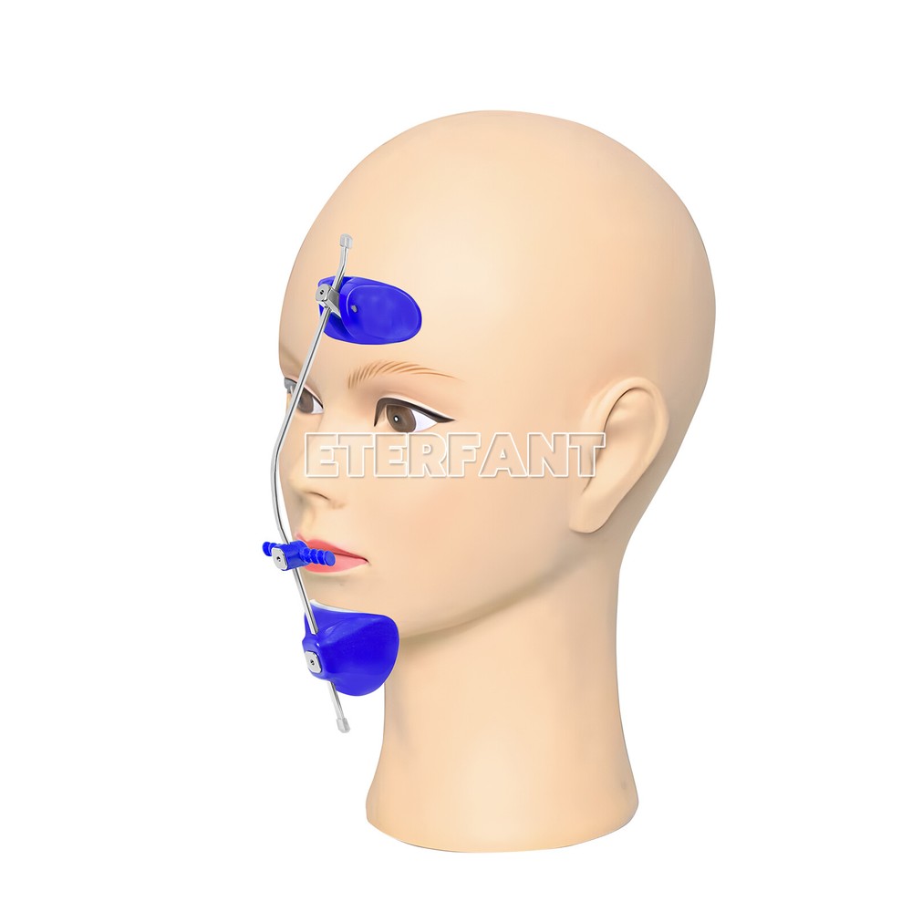 Dental Orthodontic forward pull Headgear facemask with Single Lever Adjustable