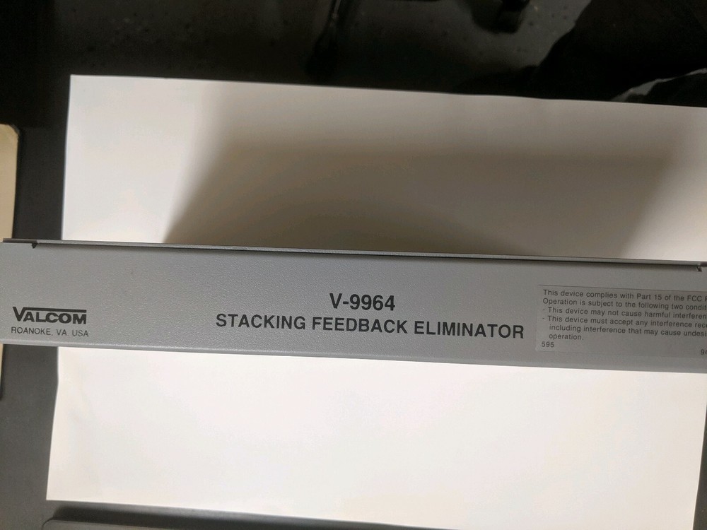 VALCOM V-9964 Digital Feedback Elimin