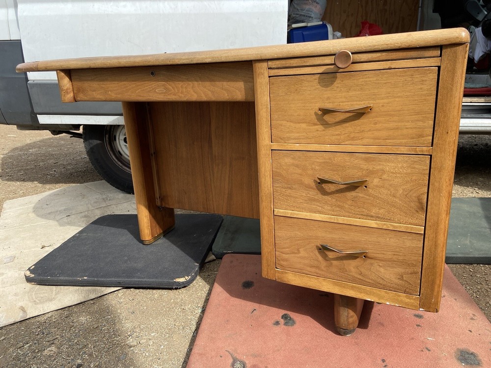 Vintage Art Deco Desk Needs Restoration
