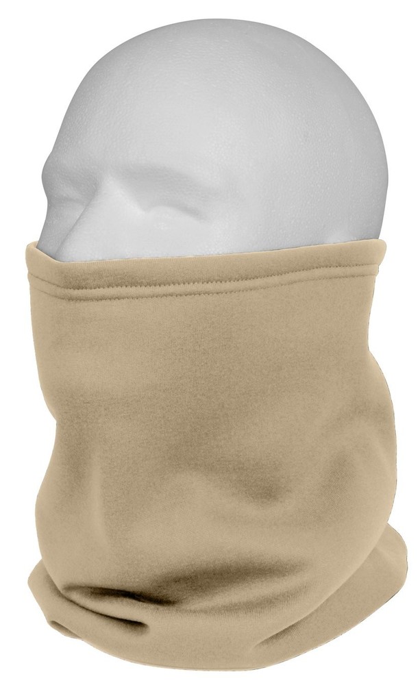 Rothco ECWCS Polyester Neck Gaiter, Sand One Size, Desert