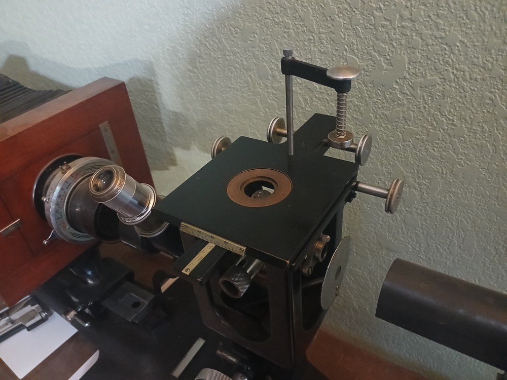 Bausch and Lombe Vintage Metallurgical Analytical Microscope