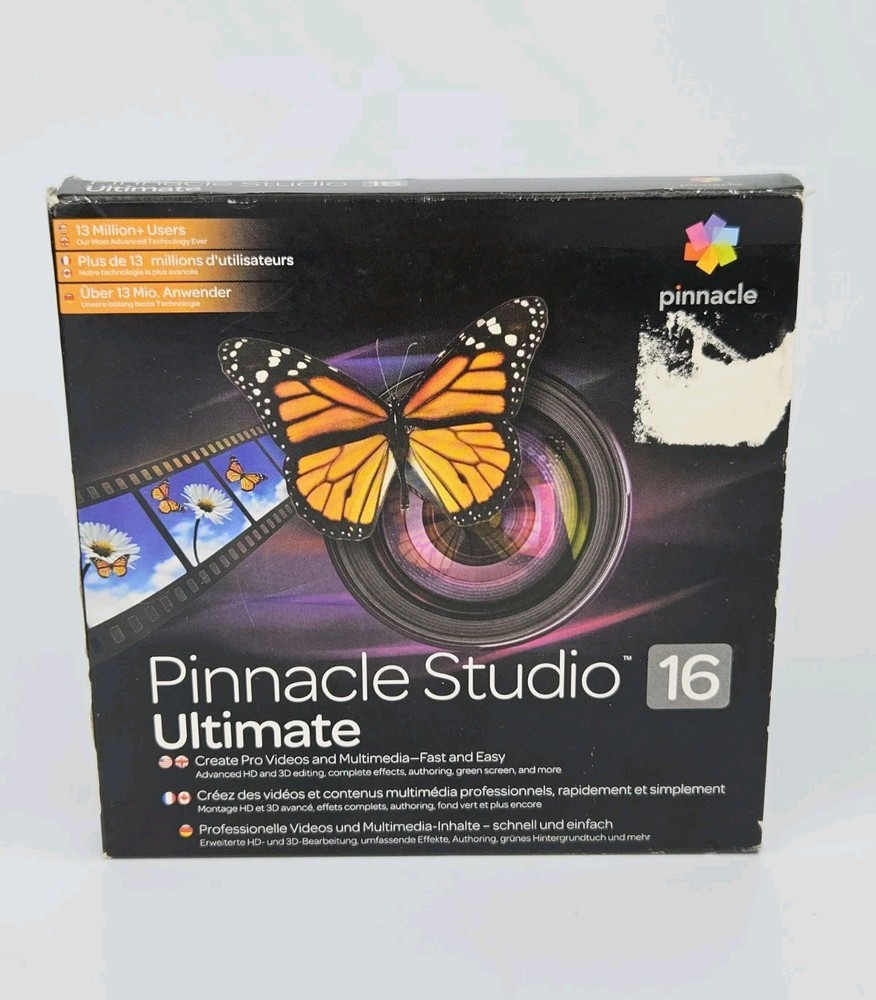 Pinnacle Studio 16  Ultimate Editing Software