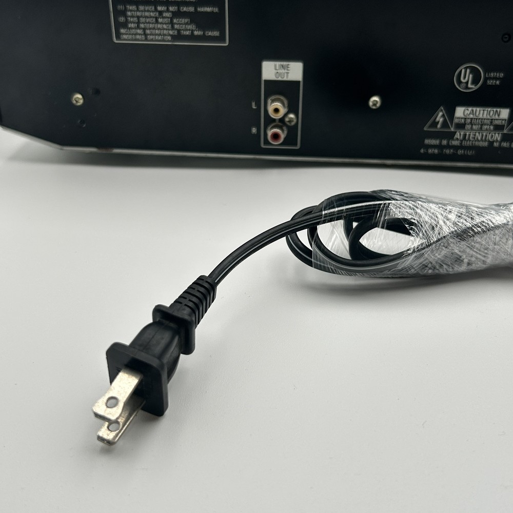 Sony Compact 5-Disc CD Changer Player CDP-CE405 Untested Powers On