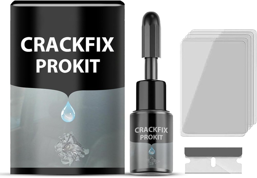Sinlge Box CrackFix Windshield Repair Kit – Fix Chips & Cracks Fast