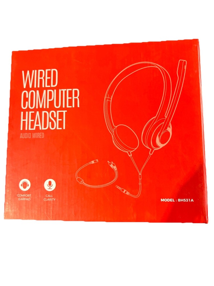 Mpow Wired Computer Headset with Microphone Call Clarity Model BH531A