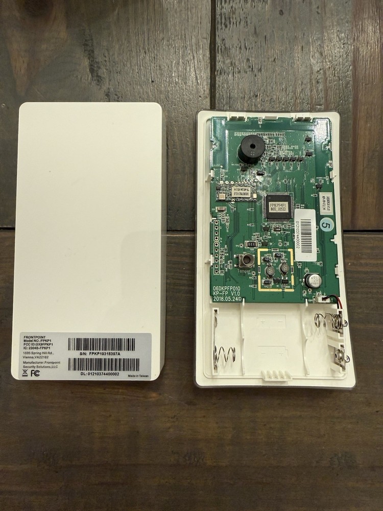 Frontpoint FPKP1 White Security Keypad Wall Mounted LED Indication Panic Button