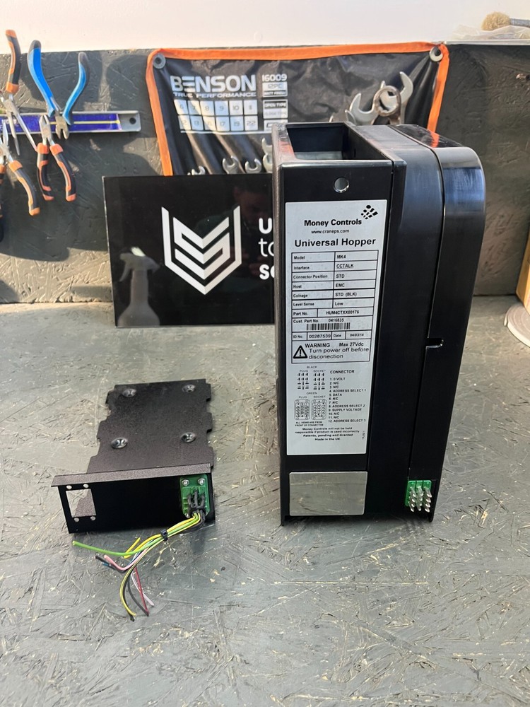 Money Controls Universal Hopper MK4 VERSION / CCTALK PROTOCOL