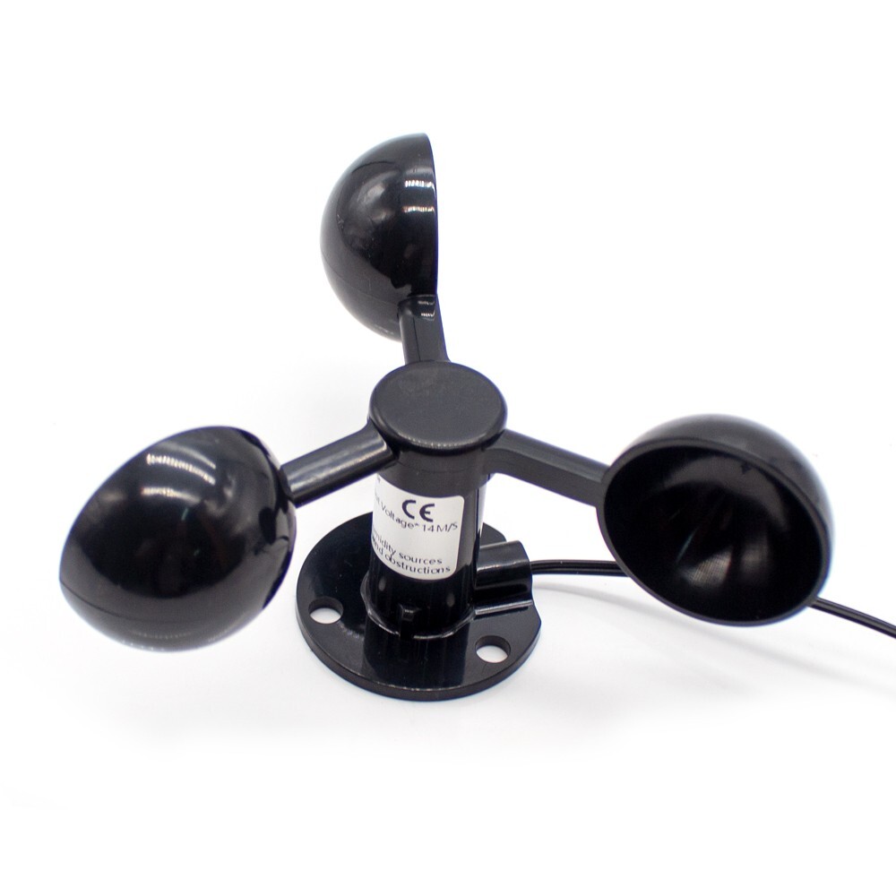 NEW Tower Crane Self-Generating Wind Speed Sensor Display Unpowered Anemometers