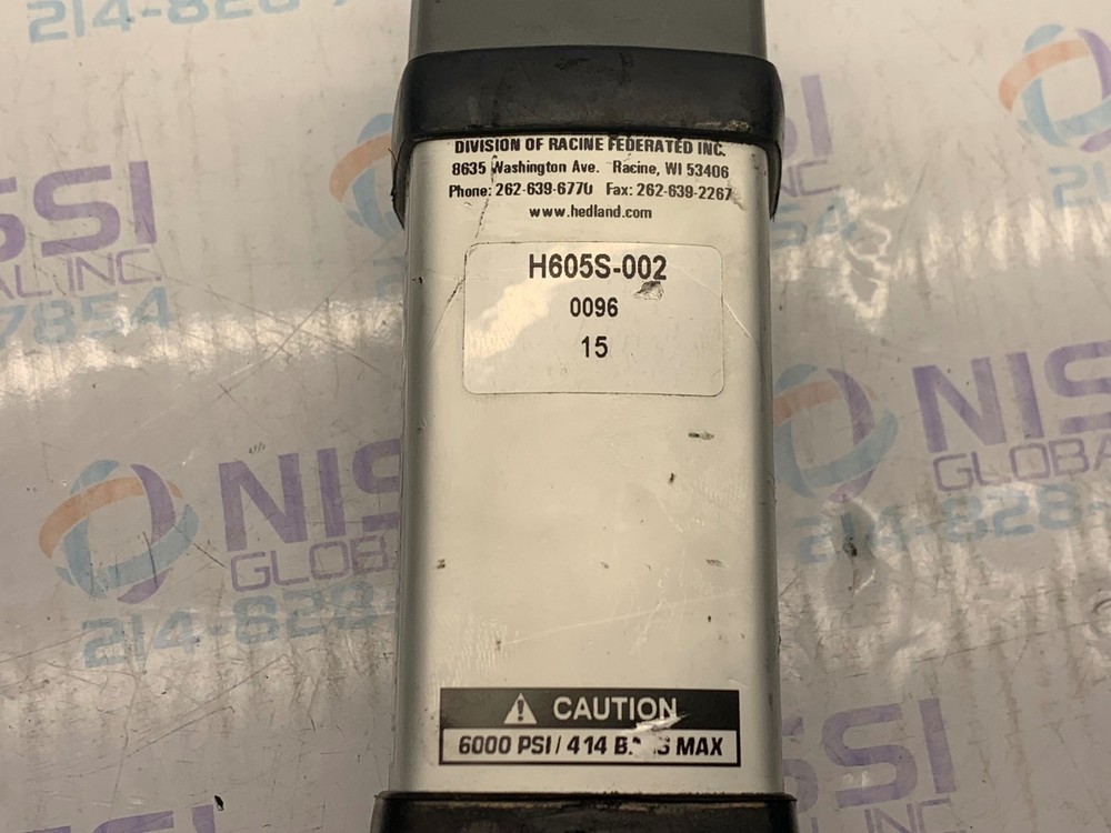 Hedland H605S-002 Water Flow Meter, Flow Range: 0.2-2GPM