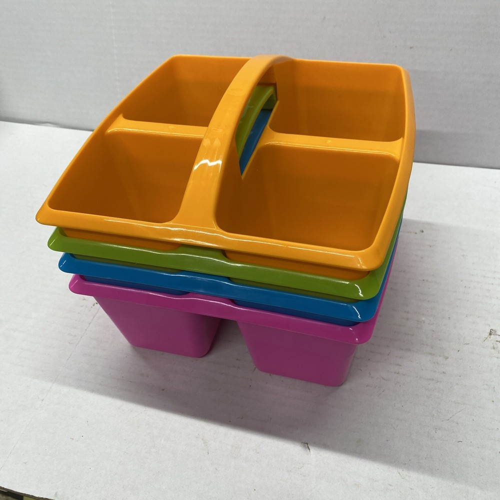 Four Equal Compartments Caddies Assorted Colors    SLC-575