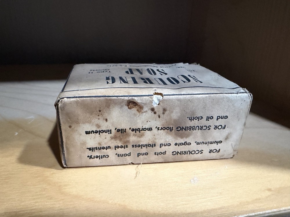 1930s- 1950s Type 2 Quartz Scouring Soap WWII