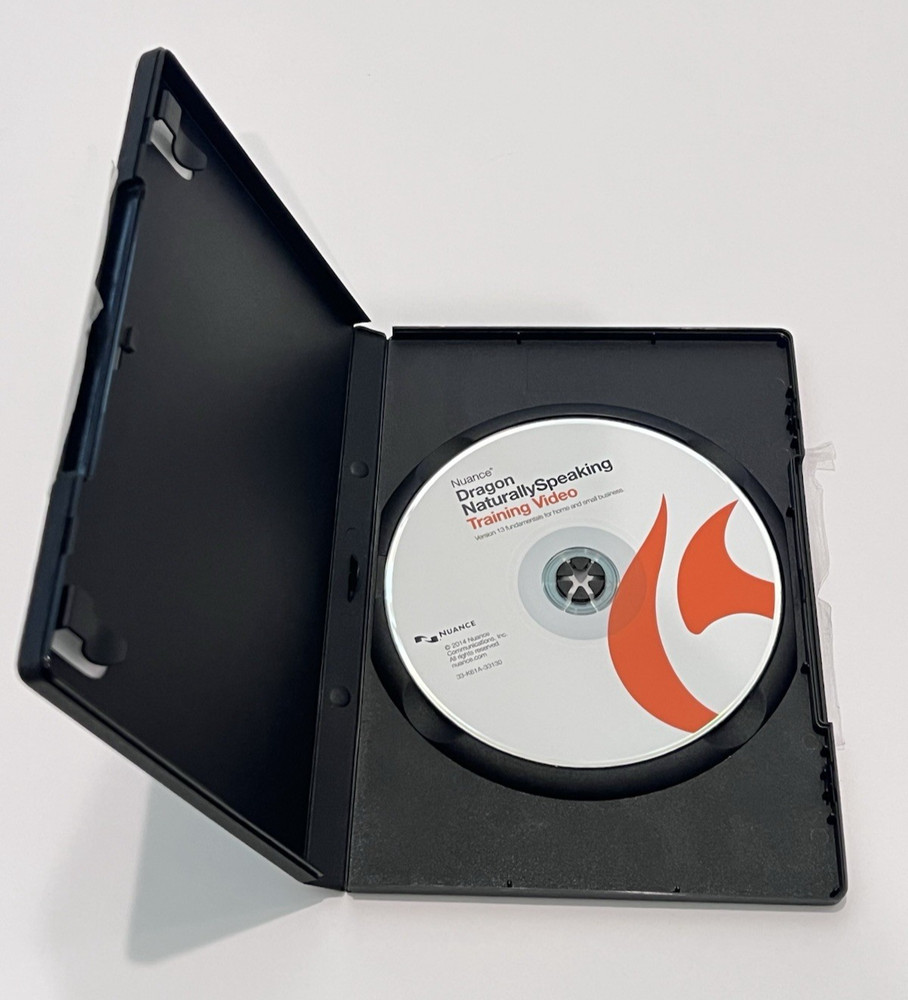 Dragon Naturally Speaking Training Video Version 13 Fundamentals DVD Only