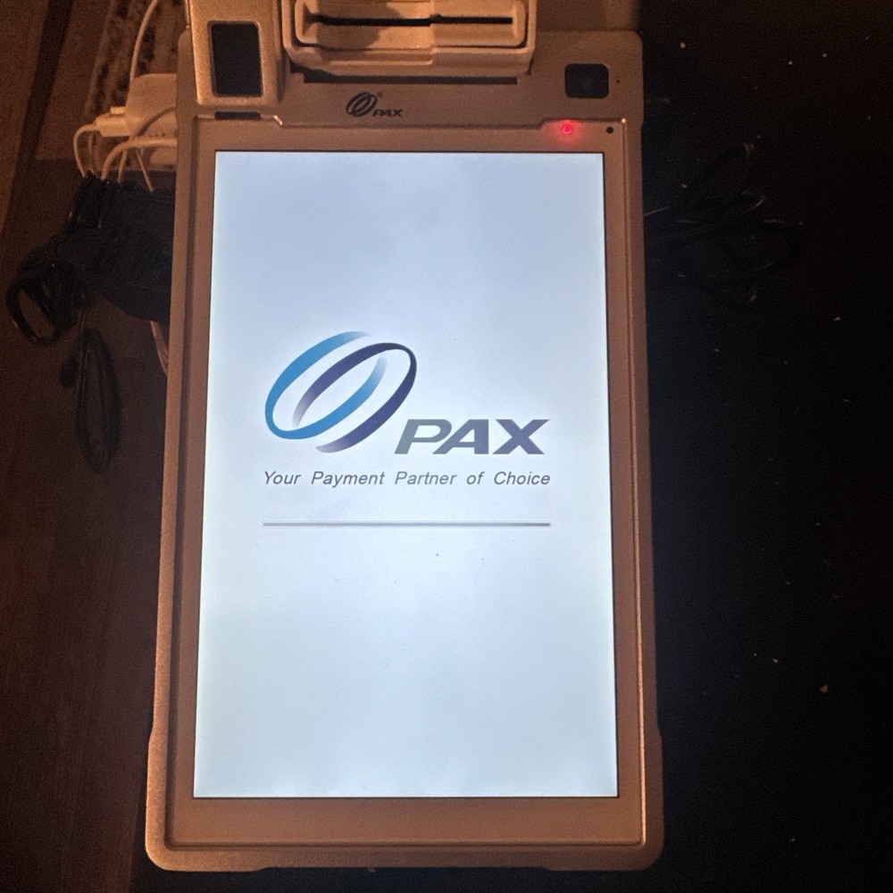 PAX E600 Smart POS Terminal – Powers On – Processor/App Loaded – Reprogram Req