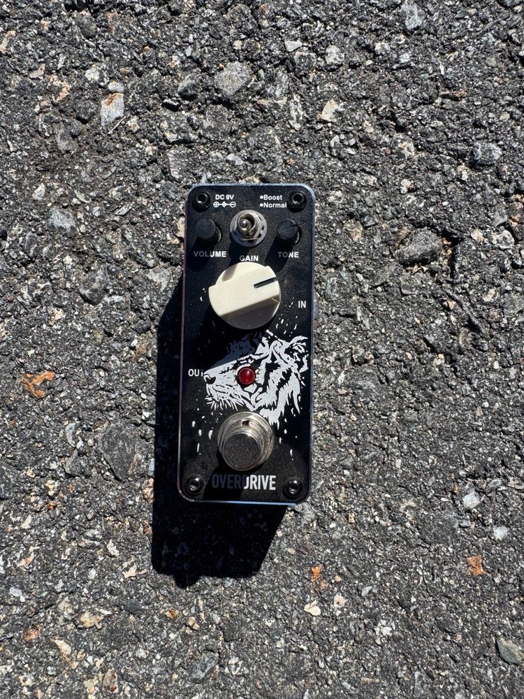 🎸 Sondery Overdrive Wolf Guitar Pedal | Compact Mini Effect