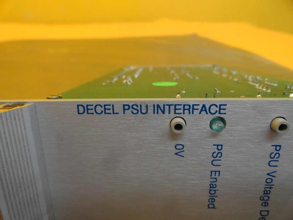 AMAT Applied Materials 0100-01697 Decel/Focus PSU Interface PCB Card Working