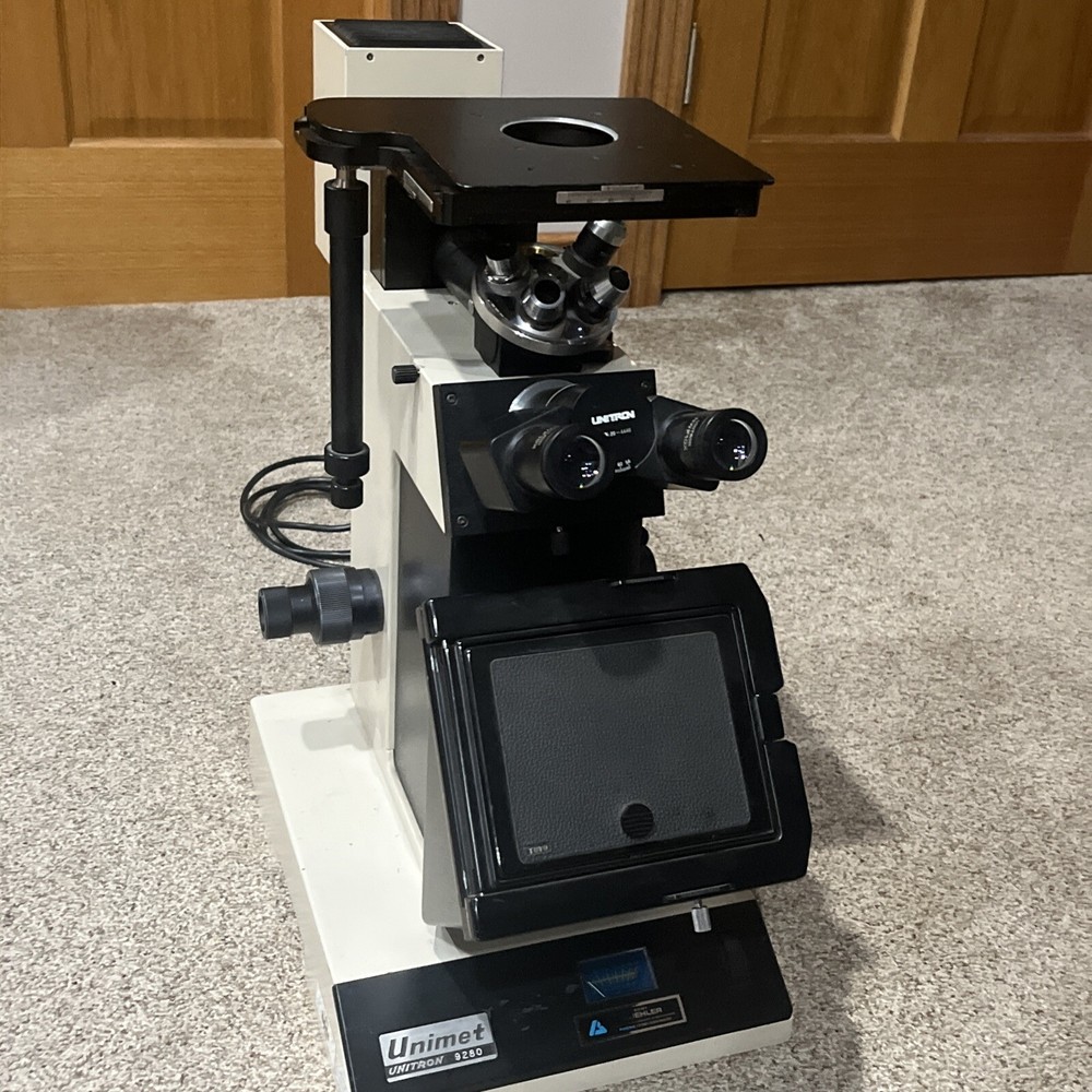 🇺🇸Unitron Unimet 9280 Inverted Microscope Metallograph, AS IS
