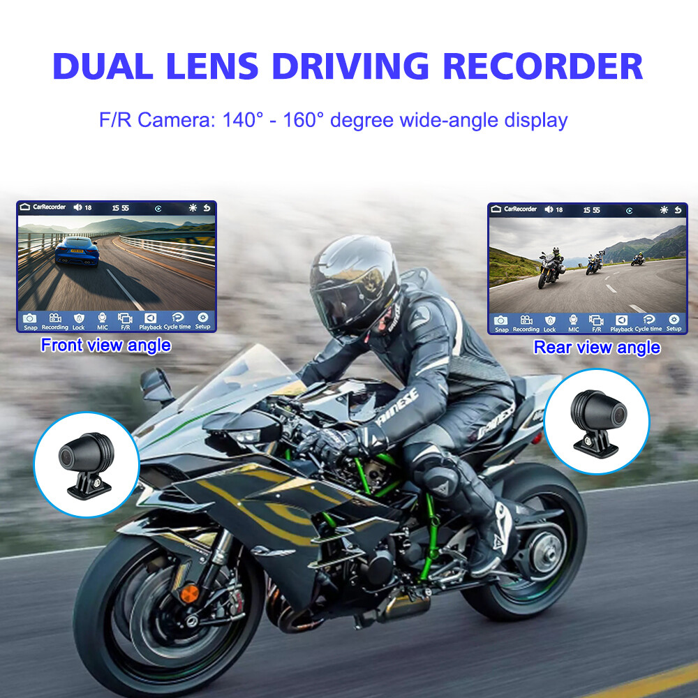 Motorcycle Navigator Buildin Carplay&Android Auto WaterProof 5Inch Linux System