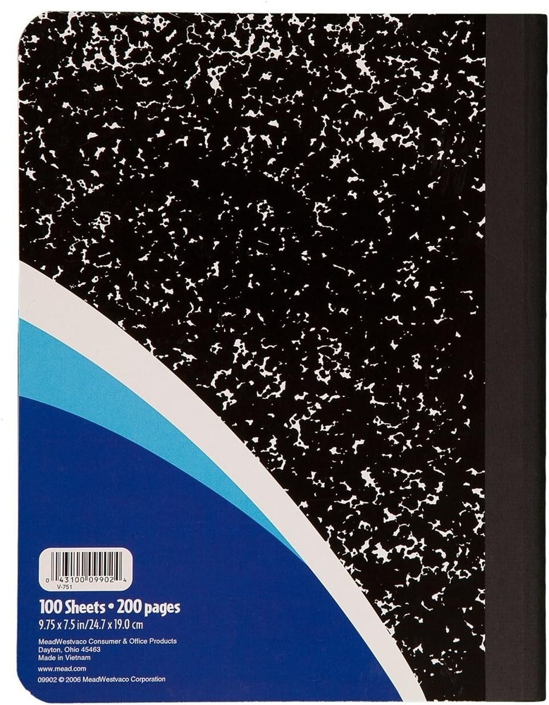 Primary Composition Notebook Wide Ruled Paper Grades K-2 Writing Workboo...