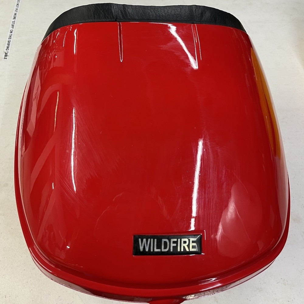Wildfire Motorcycle Red Locking Tour Pack With Mount And Keys