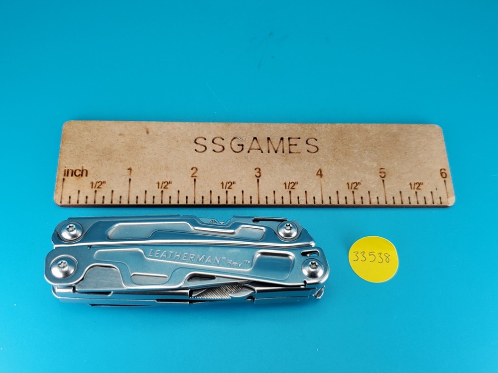 Leatherman Rev 3.8" Multi-Tool, Stainless!