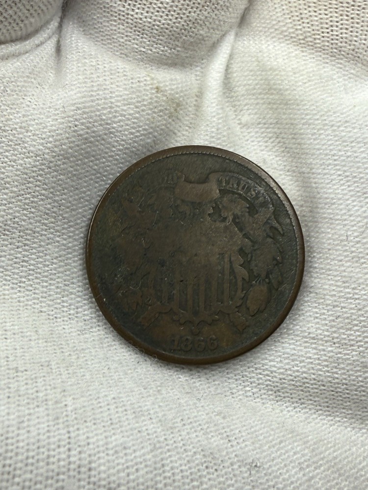 1866 2 CENT PIECE  L222