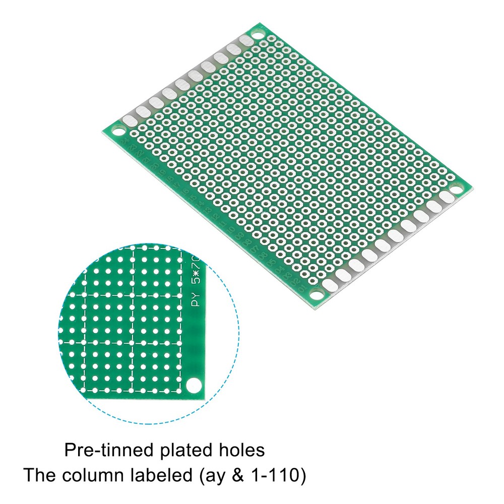 2.8"x2" PCB Circuit, 10pcs Perimeter Panel Welding Boards