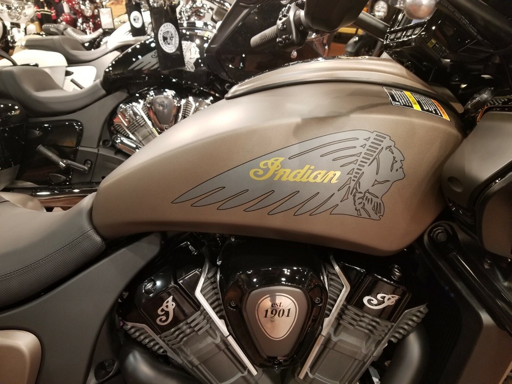INDIAN CHALLENGER MOTORCYCLE FUEL TANK SIDE SCRIPT DECAL, STICKER, EMBLEM
