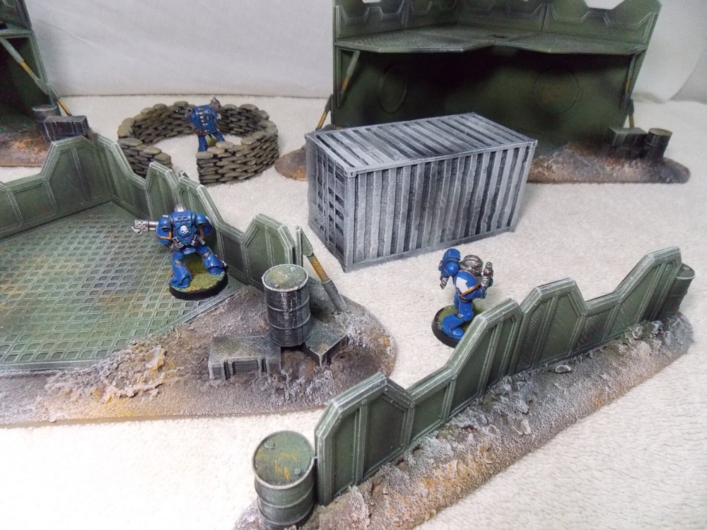 WARGAMING TERRAIN PAINTED BUNDLE 9 PIECE SET...ADVANCE ORDERS