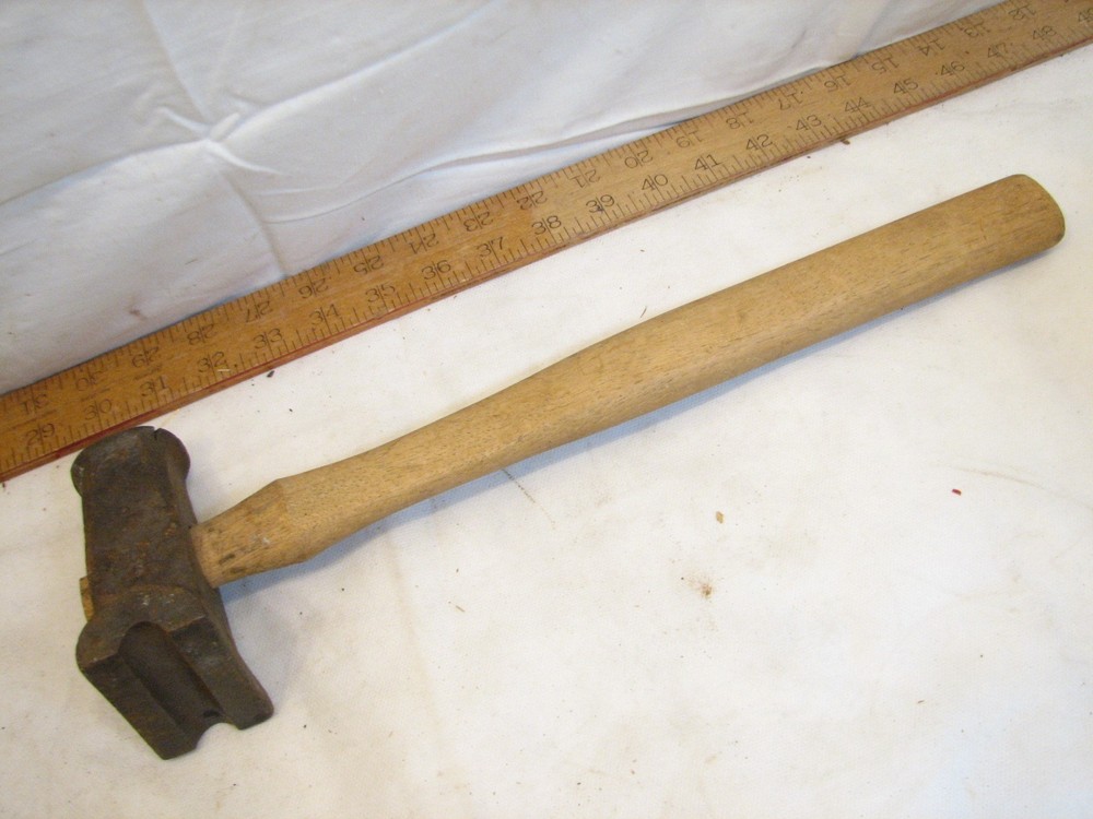 Antique Atha Blacksmith Rounding Forming Hammer Forging Tool Sledge Forge Swage