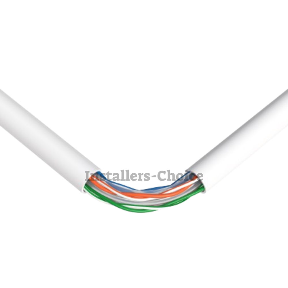 Cat5e 1000ft cable UTP Solid White LAN Network Ethernet RJ45 Bulk CAT5 24 AWG