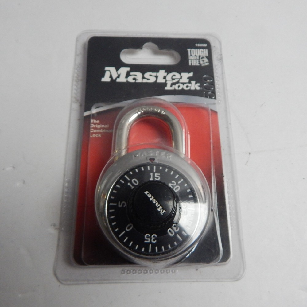 NEW MASTER  3/4" COMBINATION PADLOCK 1500D Tough Under Fire