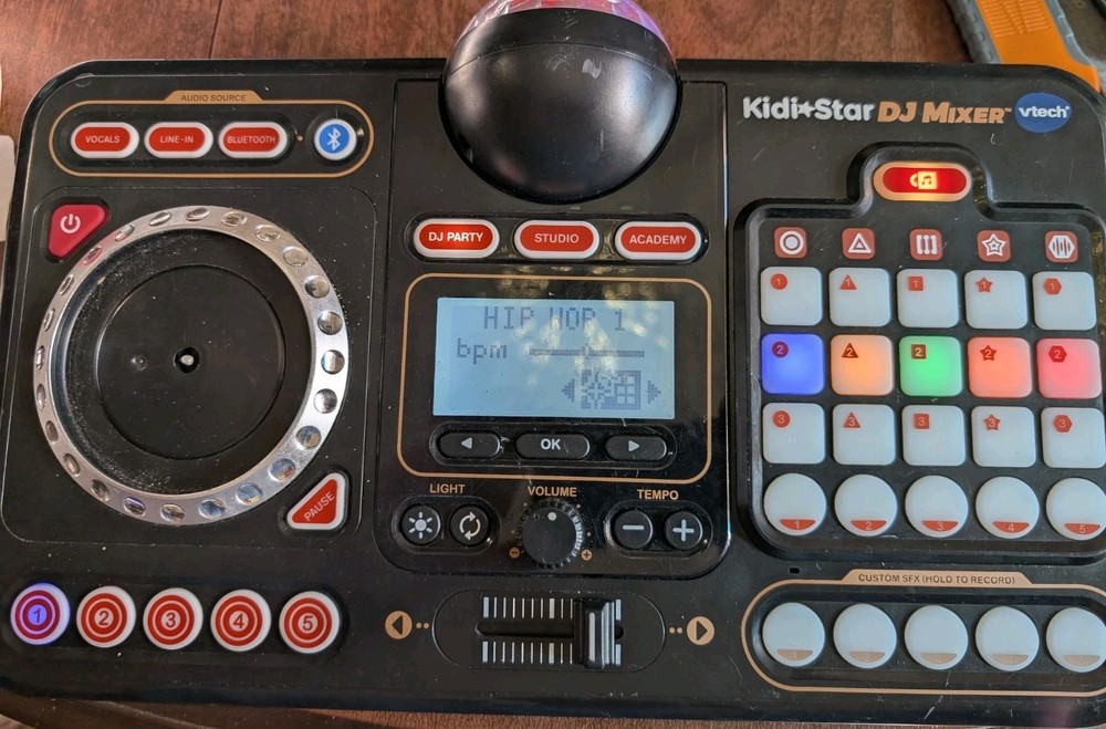 VTech Kidi Star DJ Mixer 5473 Connectivity Technology Audio Cable Bluetooth