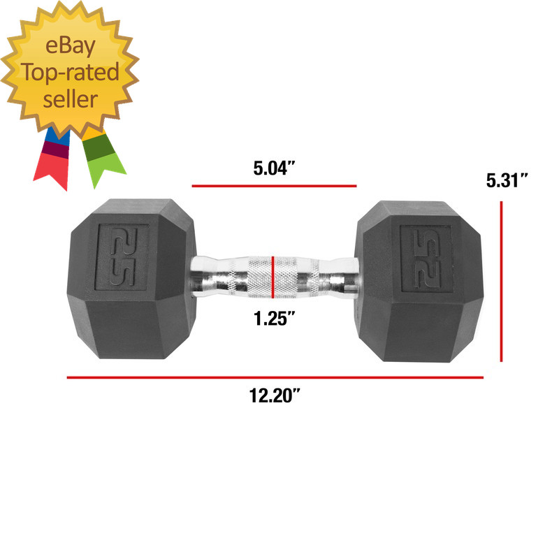 300Lb Rubber Hex Dumbbell Set