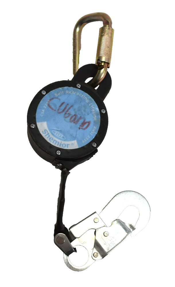 Shemior Web Self Retracting Lifeline 11FT Load Capacity 310LBS