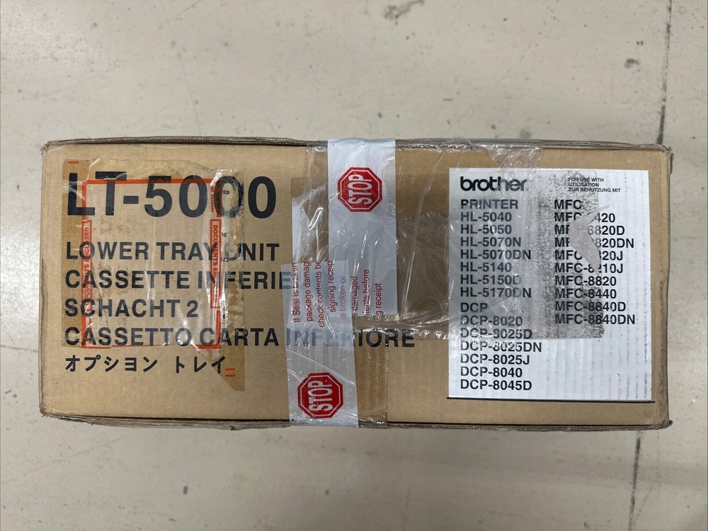 Brother Laser Printer LT-5000 Optional Lower Paper Tray - 250 Sheets (LT5000)
