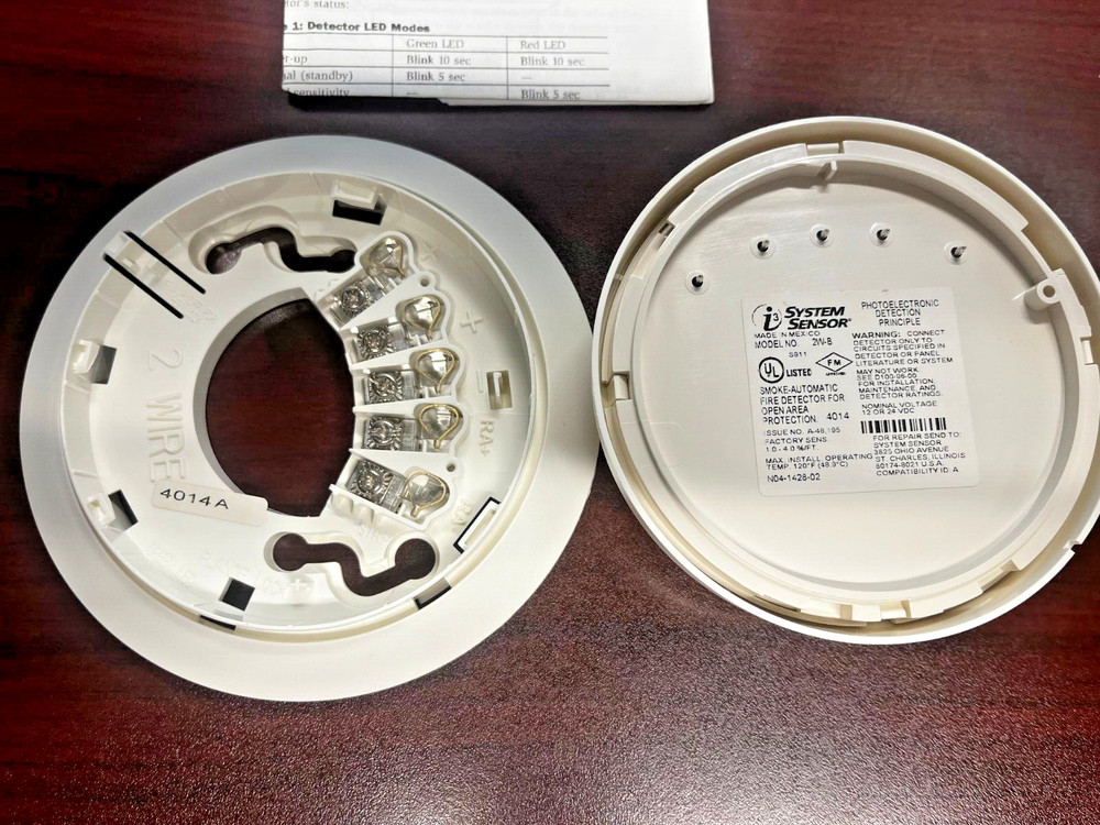 System Sensor 2W-B Photoelectric Smoke Detector