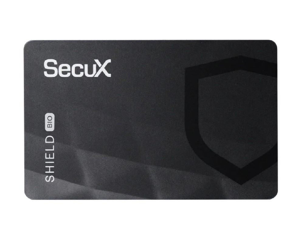 ⭐ Secux Shield BIO Biometric Authentication Card Crypto Wallet ⭐