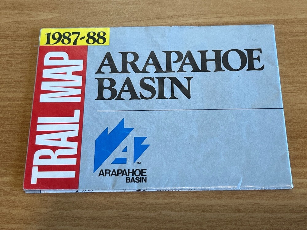 Arapahoe Basin - 1987-88 Trail Map