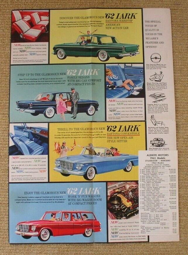 Studebaker & Lark Brochures early 1960s