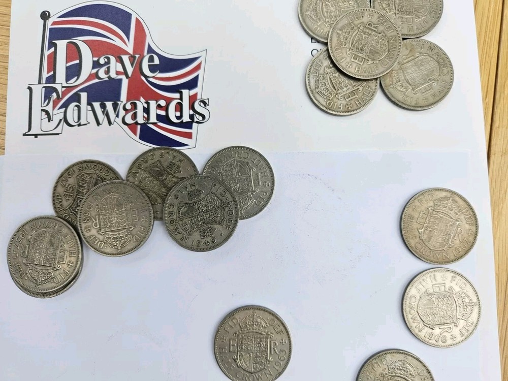 Pre Decimal 1962 British Half Crown Coin